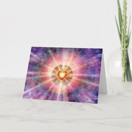 Stralend Hart Kaart (Voorkant)