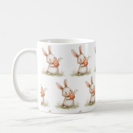 Stralend konijn Verrukkingen: Pasen Magic Koffiemok (Links)