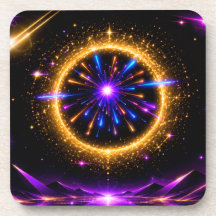 Stralend Kosmisch Portaal | Neon Melkweg Uitgerekt