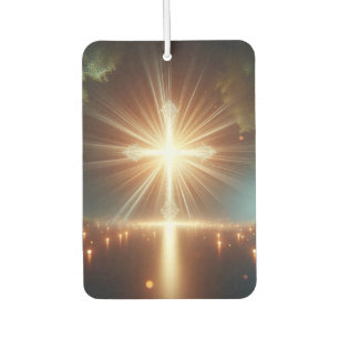 Stralend Kruis Spirituele Luchtverfrisser