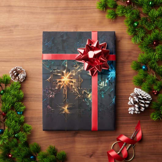 Stralend Laserlicht Show Cadeaupapier (Feestdagen Geschenken)