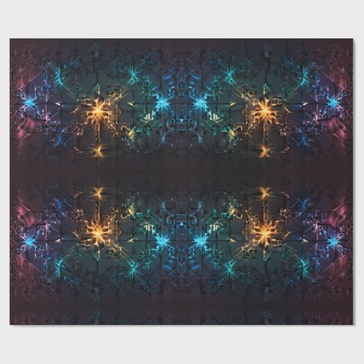 Stralend Laserlicht Show Cadeaupapier (Vlak)