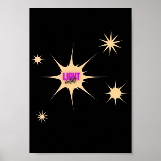 Stralend Licht – Moderne & Levendige Stijl Poster (Voorkant)