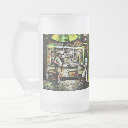 Stralend Matglas Bierpul (Links)