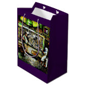 Stralend Medium Cadeauzakje (Achterkant Gekanteld)