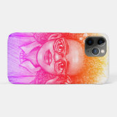 Stralend Meisje met Bril Case-Mate iPhone Case (Achterkant (horizontaal))