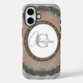 Stralend mozaïek met tijdloze kralen accenten Case-Mate iPhone case (Achterkant)