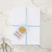 Stralend nieuw schooljaar cadeaulabel (Met Touw)