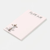 Stralend Paaskruis met Bloemaccenten Post-it® Notes (Schuin)