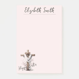 Stralend Paaskruis met Bloemaccenten Post-it® Notes
