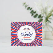 Stralend Patriottisch Jubileum Briefkaart (Staand voorkant)