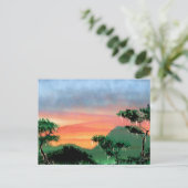 stralend regenwoud briefkaart (Staand voorkant)