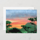 stralend regenwoud briefkaart (Voorkant / Achterkant)