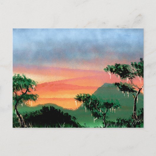 stralend regenwoud briefkaart (Voorkant)