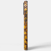 Stralend reptiel: Gele slangenhuid Case-Mate iPhone Case (Achterkant / Links)