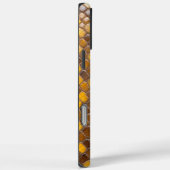 Stralend reptiel: Gele slangenhuid Case-Mate iPhone Case (Achterkant / Rechts)