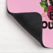 Stralend Roos & de Zachte Bij, Bee Yourself Muismat (Hoek)