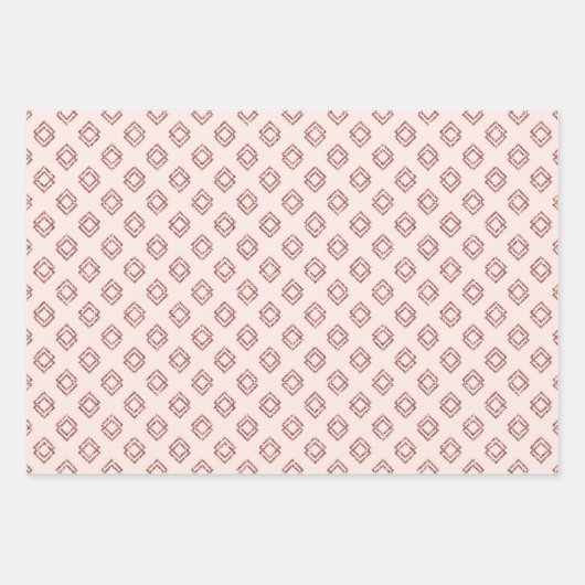 Stralend Roze Goud Inpakpapier Vel (Voorkant)