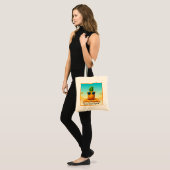 "Stralend Tropisch Plezier" Tote Bag (Voorkant (model))