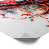 Stralend verenkleed: Kleurrijke Avian Elegance Pos Poster (Hoek)