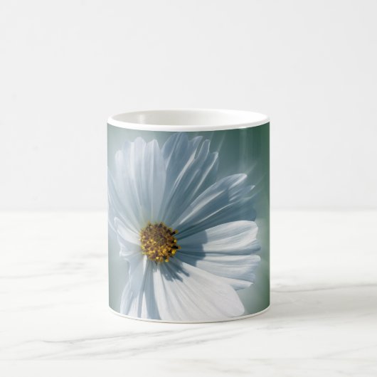 stralend wit koffiemok (Center)