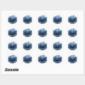 Stralend Zilver Label Ontwerp (Vel)