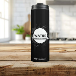 Stralend zonnewatercitaat met Good Day-balk Thermosbeker