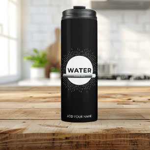 Stralend zonnewatercitaat met Good Day-balk Thermosbeker