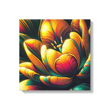 Stralende Abstracte tulpenbloei