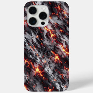 Stralende as Camo, vurige explosie iPhone 15 Pro Max Hoesje