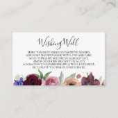 Stralende Bloei Bloemige Trouw Wensput Informatiekaartje (Voorkant)