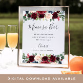 Stralende Bloei Mimosa Bar Bord Poster