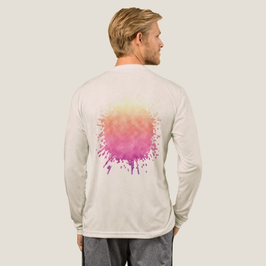 Stralende Bloei Tri-Blend Shirt (Achterkant)