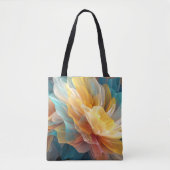 Stralende bloei van etherische bloemblaadjes in he tote bag (Voorkant)