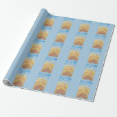Stralende Bloei Zonnebloem Cadeaupapier (Uitgerold)