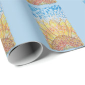 Stralende Bloei Zonnebloem Cadeaupapier (Rol Hoek)
