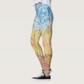 Stralende Bloei Zonnebloem Leggings (Links)