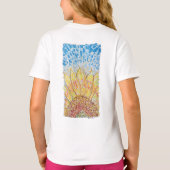 Stralende Bloei Zonnebloem T-shirt (Achterkant)