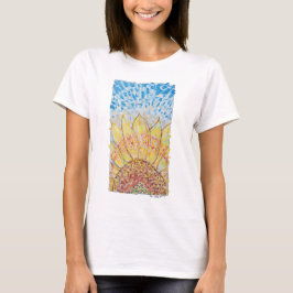 Stralende Bloei Zonnebloem T-shirt