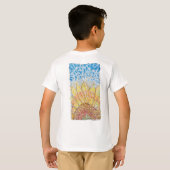 Stralende Bloei Zonnebloem T-shirt (Achterkant volledig)