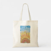 Stralende Bloei Zonnebloem Tote Bag (Achterkant)