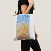Stralende Bloei Zonnebloem Tote Bag (Dichtbij)