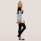 Stralende Bloei Zonnebloem Tote Bag (Op model)