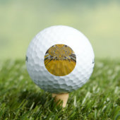 Stralende Bloemen: Gouden Zonnebloem: Eco Chic Des Golfballen (Insitu Shirt)