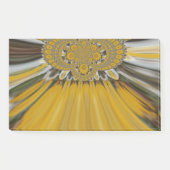 Stralende Bloemen: Gouden Zonnebloem: Eco Chic Des Post-it® Notes (Voorkant)