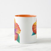 Stralende Bloemen Ontwerp Cup Mok (Midden)