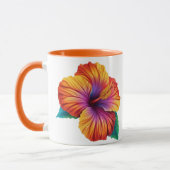 Stralende Bloemen Ontwerp Cup Mok (Links)