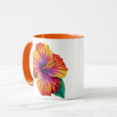 Stralende Bloemen Ontwerp Cup Mok (Voorkant links)