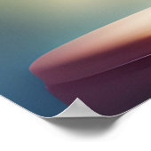 Stralende bloemengloed poster (Hoek)