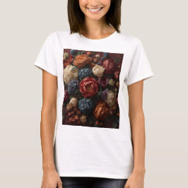 Stralende Bloesem Symfonie: Levendig Haute Couture T-shirt